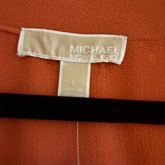 Michael Kors Orange Blouse Vibrant and Stylish - Picture 4 of 5